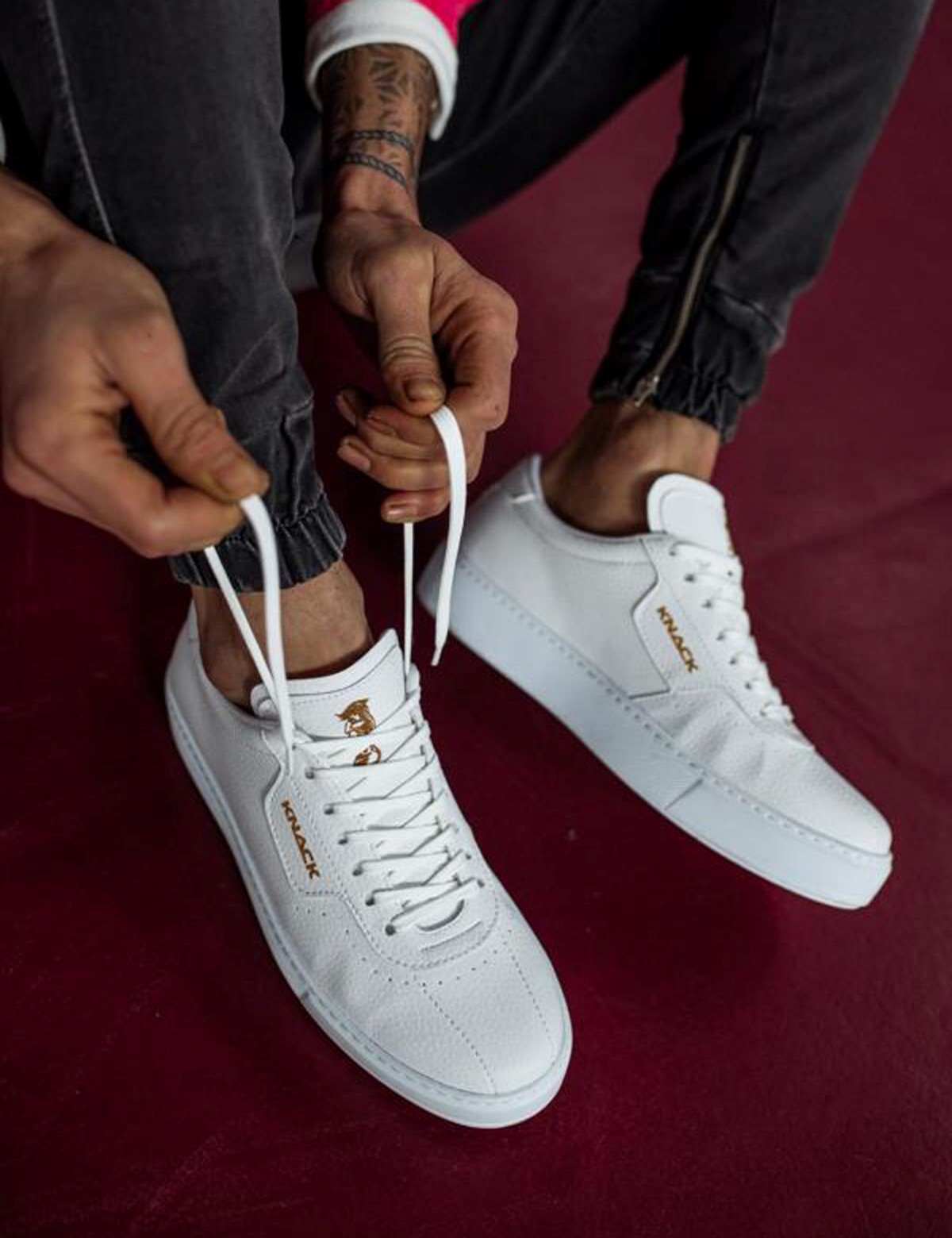 Ανδρικά λευκά Casual Sneakers με κορδόνια 0602020A φωτογραφία